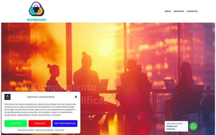 Screenshot of inversur4.com