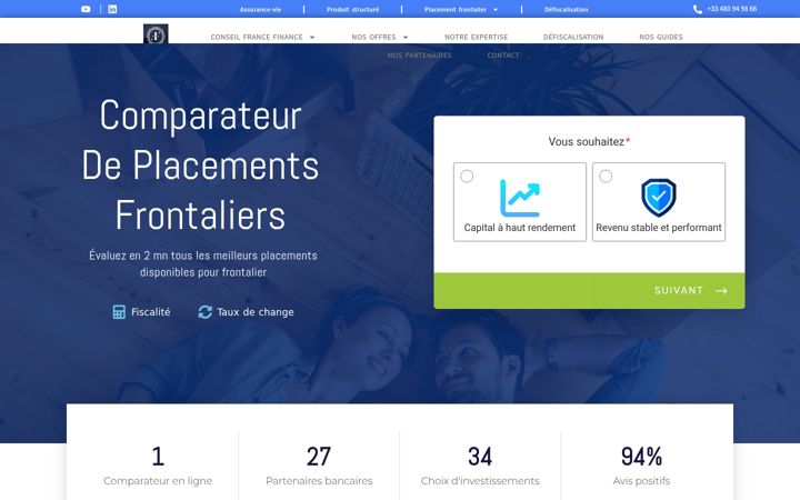 Screenshot of invest-frontalier.com