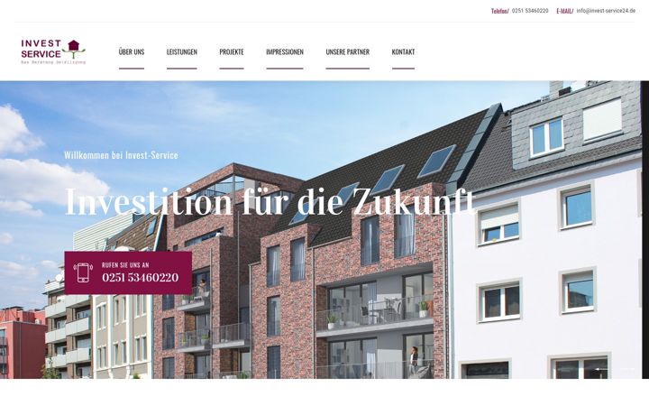Posnetek zaslona invest-service24.de