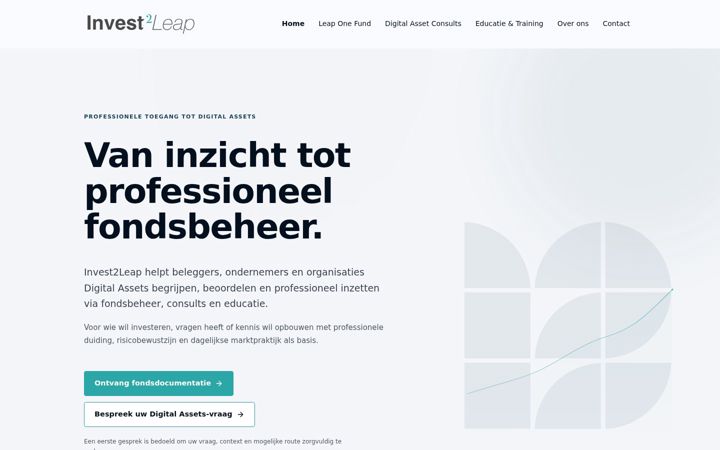 Screenshot of invest2leap.com