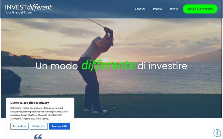 Screenshot of investdifferent.it