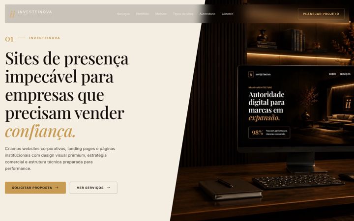 Screenshot of investeinova.com