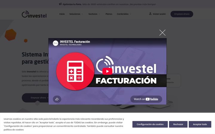 Screenshot of investel.es