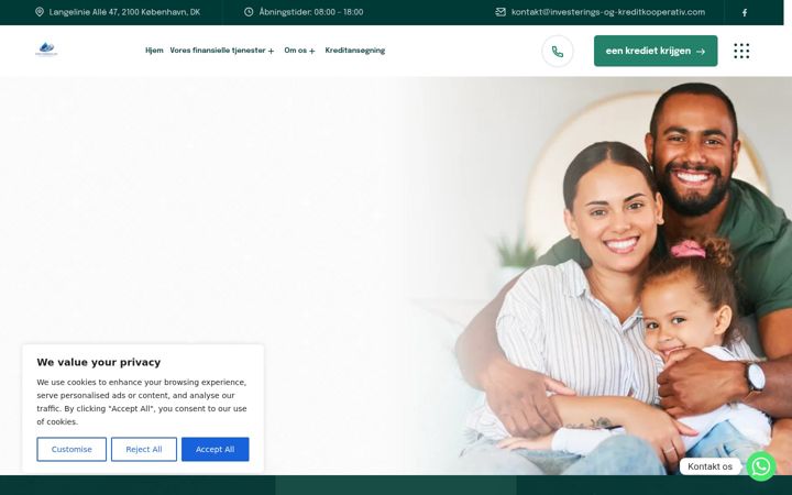 Screenshot of investerings-og-kreditkooperativ.com