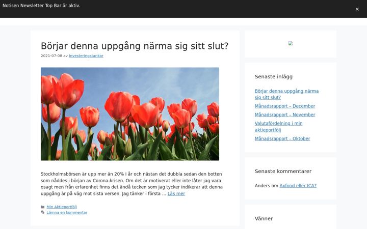 Screenshot of investeringstankar.se