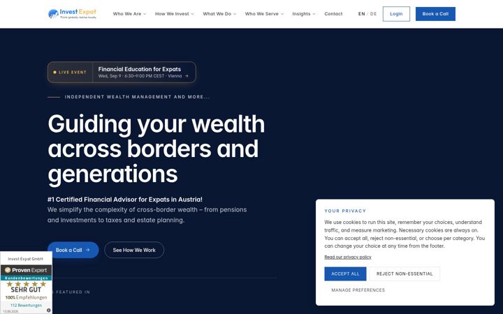 Screenshot of investexpat.com