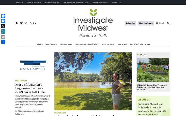 Screenshot of investigatemidwest.org