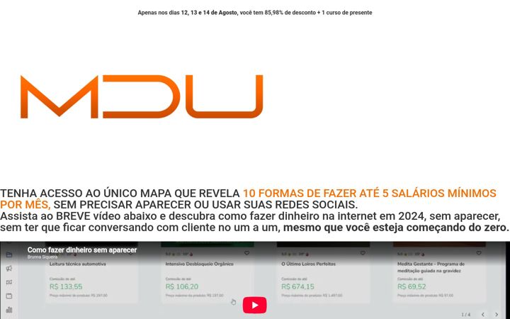 Screenshot of investigente.com.br