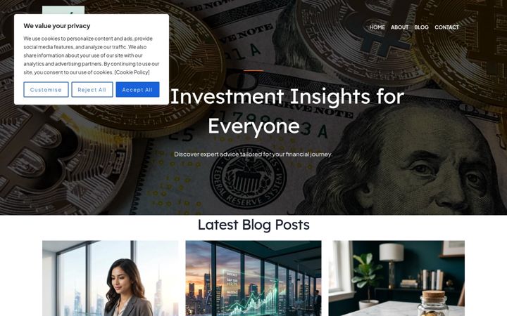 Screenshot of investillect.com