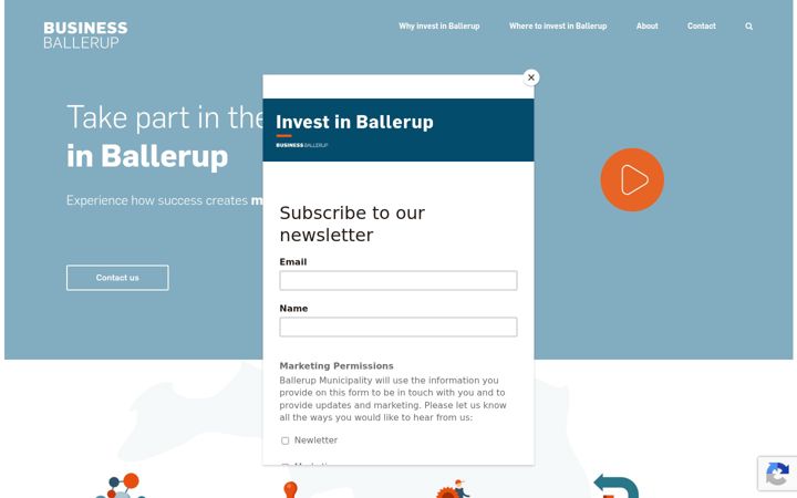 Screenshot of investinballerup.info