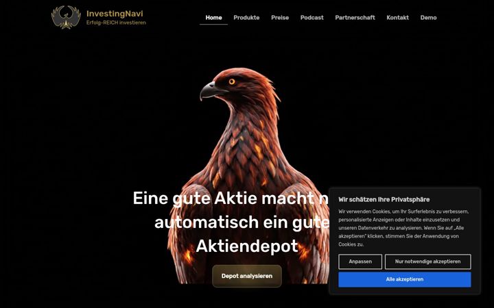Screenshot of investingnavi.com