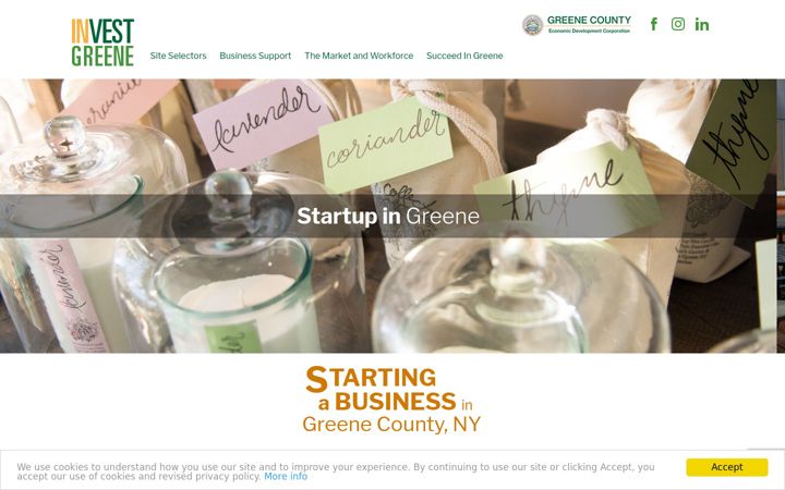 Screenshot of investingreene.com
