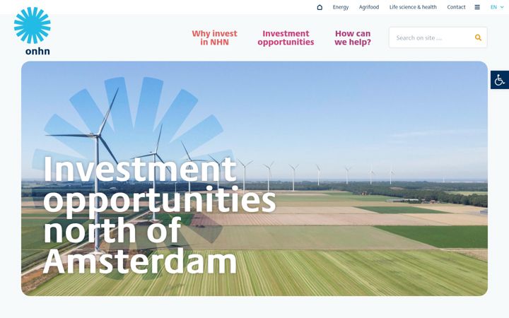 Screenshot of investinnhn.com
