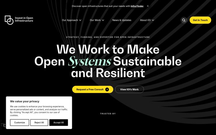 Screenshot of investinopen.org