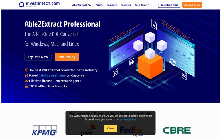 Screenshot of investintech.com