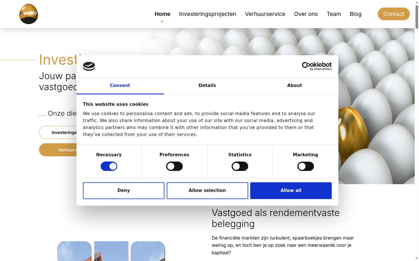Sutikimo reklamjuostės, rodytos prieš bet kokią sąveiką, ekrano kopija