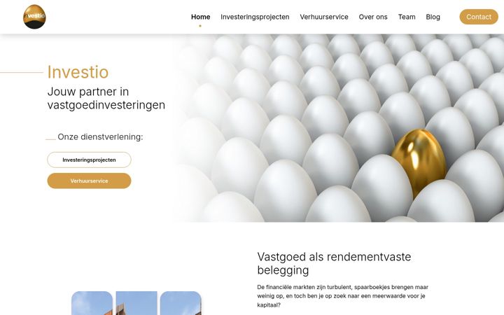 Screenshot of investio.be