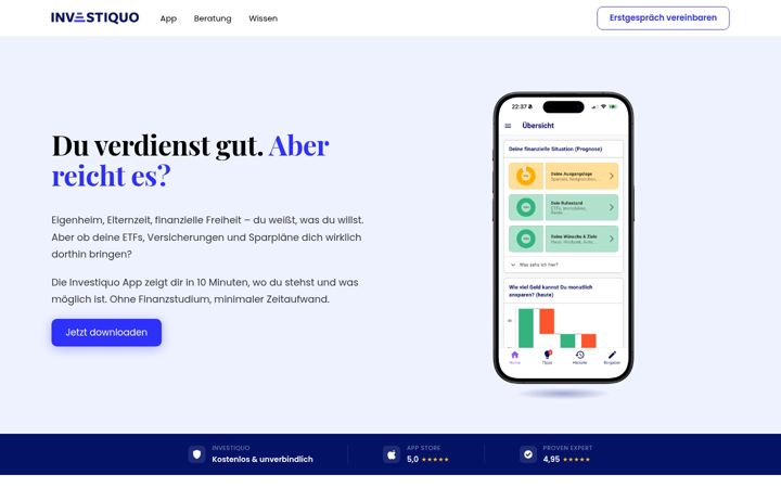 Screenshot of investiquo.com