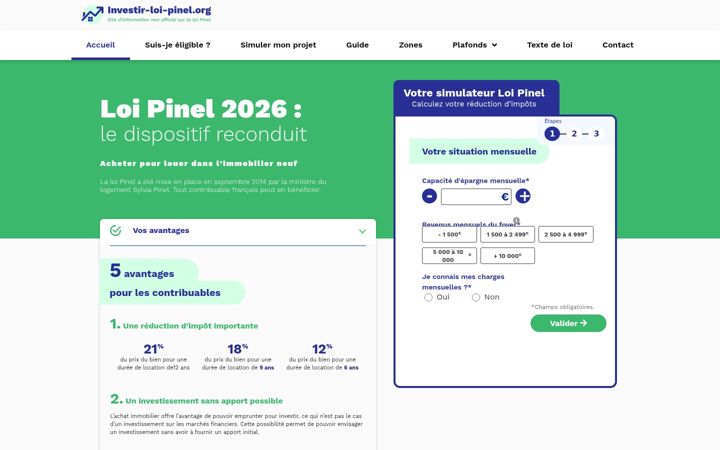 Screenshot of investir-loi-pinel.org