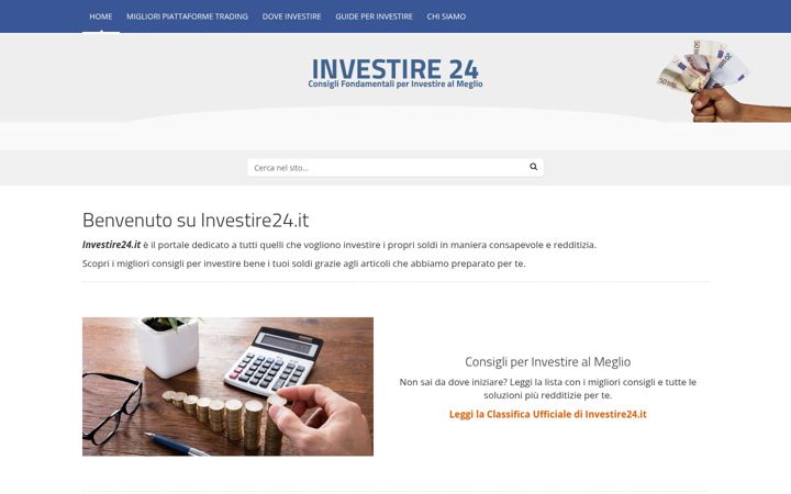 Screenshot of investire24.it