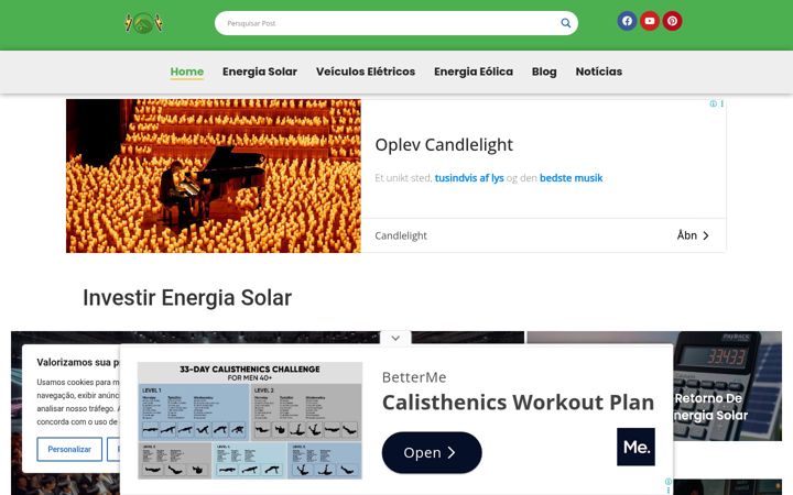 Screenshot of investirenergiasolar.com.br
