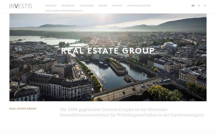 Screenshot of investisgroup.com