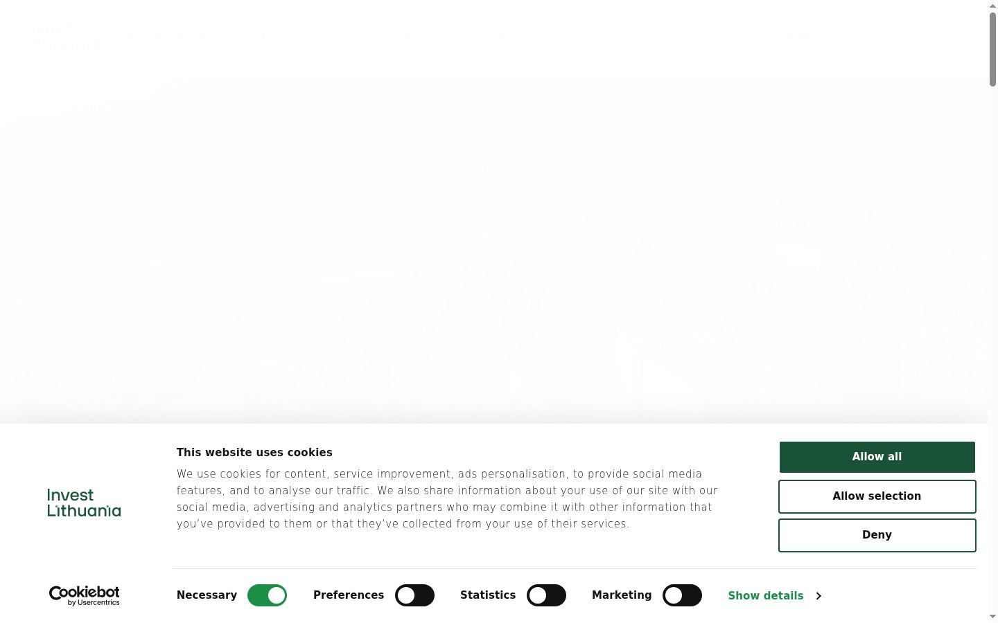 Screenshot van de toestemmingsbanner zoals getoond vóór enige interactie
