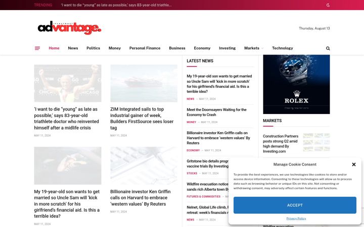 Screenshot of investmentadvantage.com
