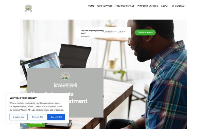 Screenshot of investmentinghana.com