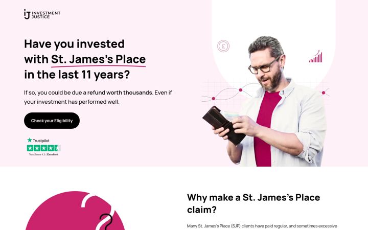 Screenshot of investmentjustice.co.uk