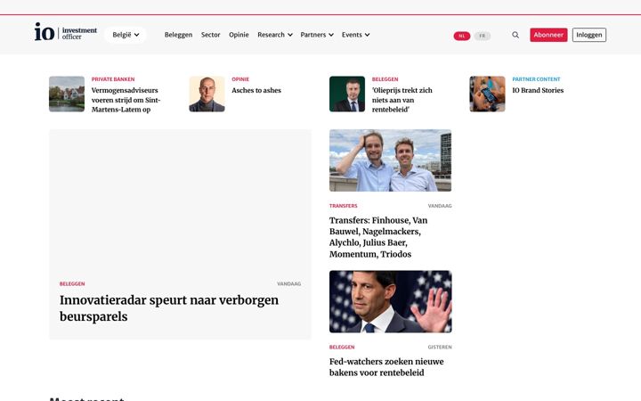 Screenshot of investmentofficer.be