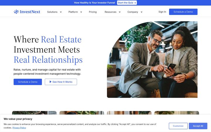 Screenshot of investnext.com