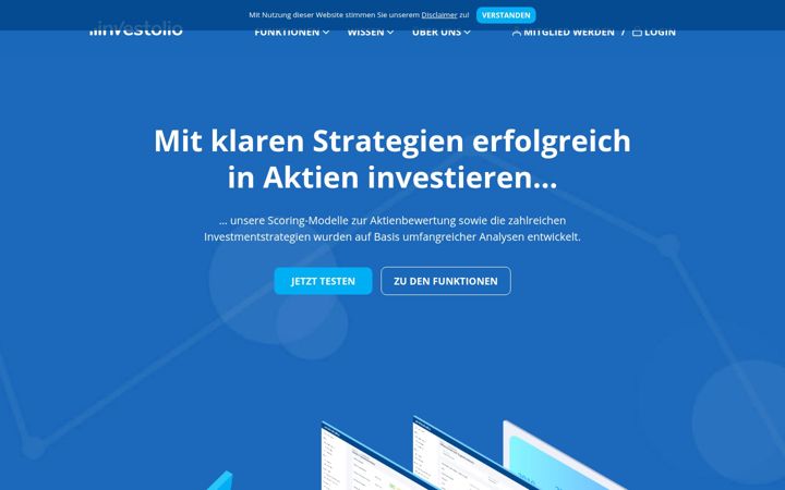 Screenshot of investolio.de