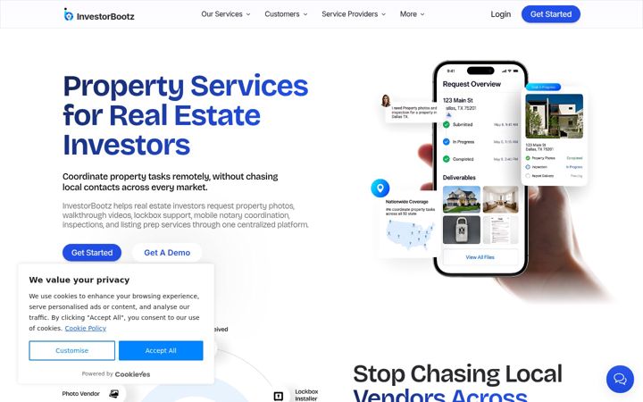 Screenshot of investorbootz.com