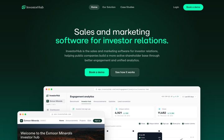 Screenshot of investorhub.com
