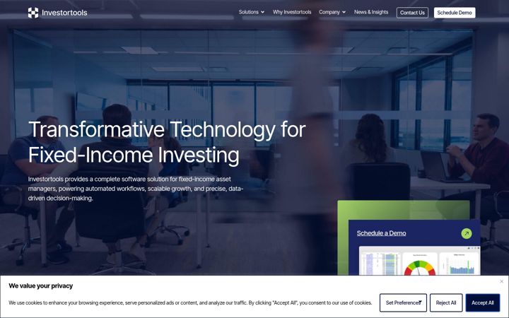 Screenshot of investortools.com