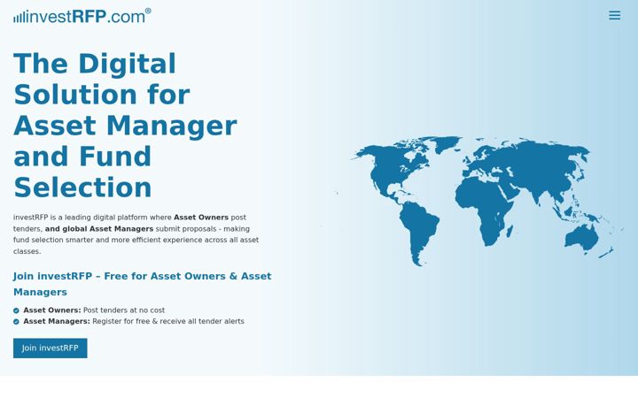 Screenshot of investrfp.com