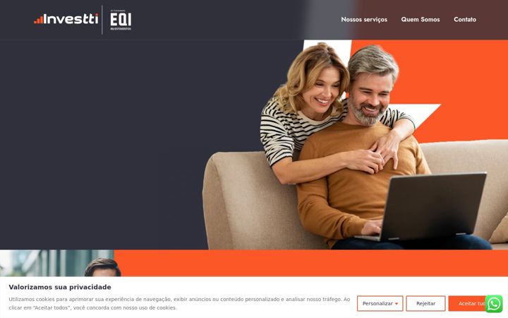 Screenshot of investti.com.br