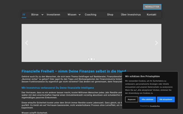Screenshot of investvirus.de