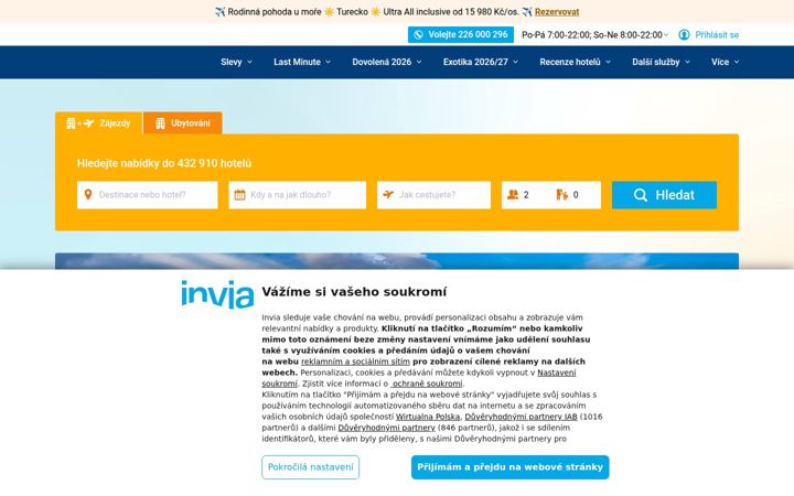 Screenshot of invia.cz