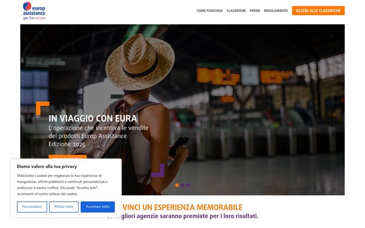Screenshot of inviaggioconeura.it