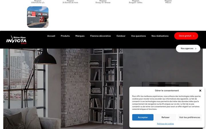 Screenshot of invicta-shop-rhone-ain.fr