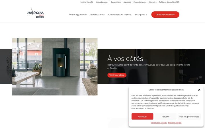 Screenshot of invicta-shop84.fr
