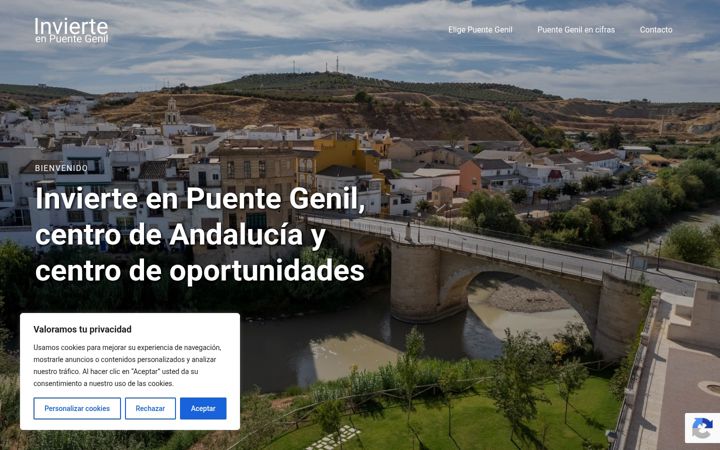 Screenshot of invierteenpuentegenil.es