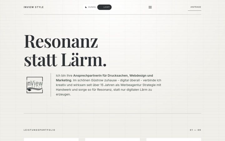 Screenshot di inview-style.de