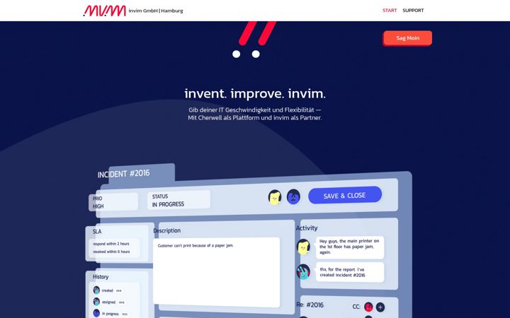 Screenshot of invim.de