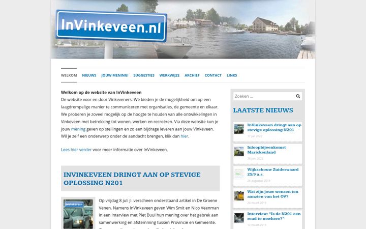Screenshot of invinkeveen.nl