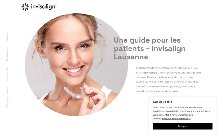 Screenshot of invisalign-in-lausanne.ch