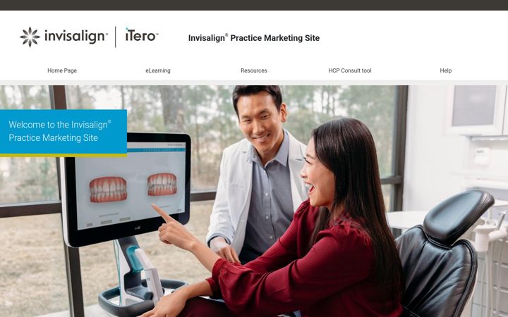 Screenshot of invisalign-practice.com