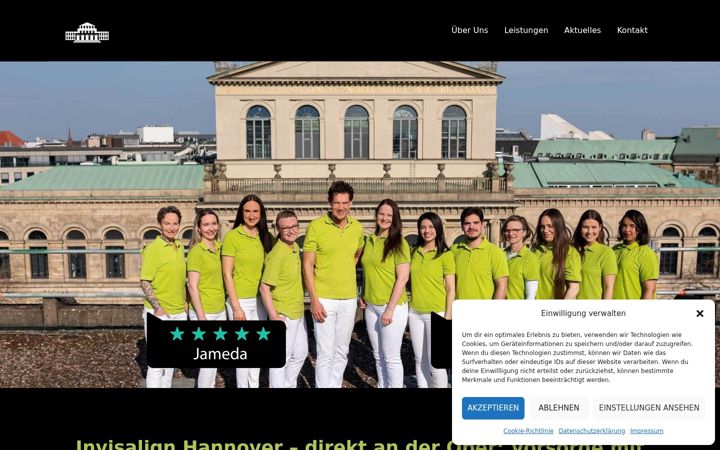 Screenshot of invisalignhannover.com